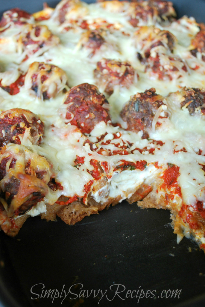 Simply Savvy Recipes meatball sub casserole