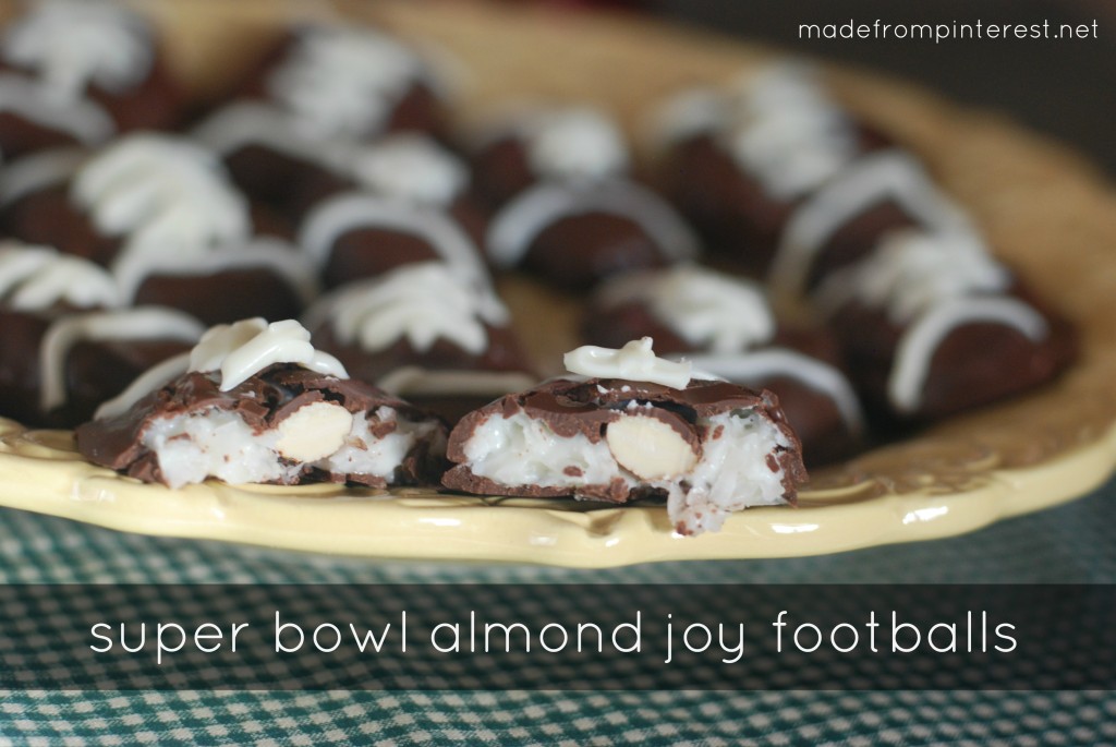 Super Bowl Almond Joy Footballs madefrompinterest.net