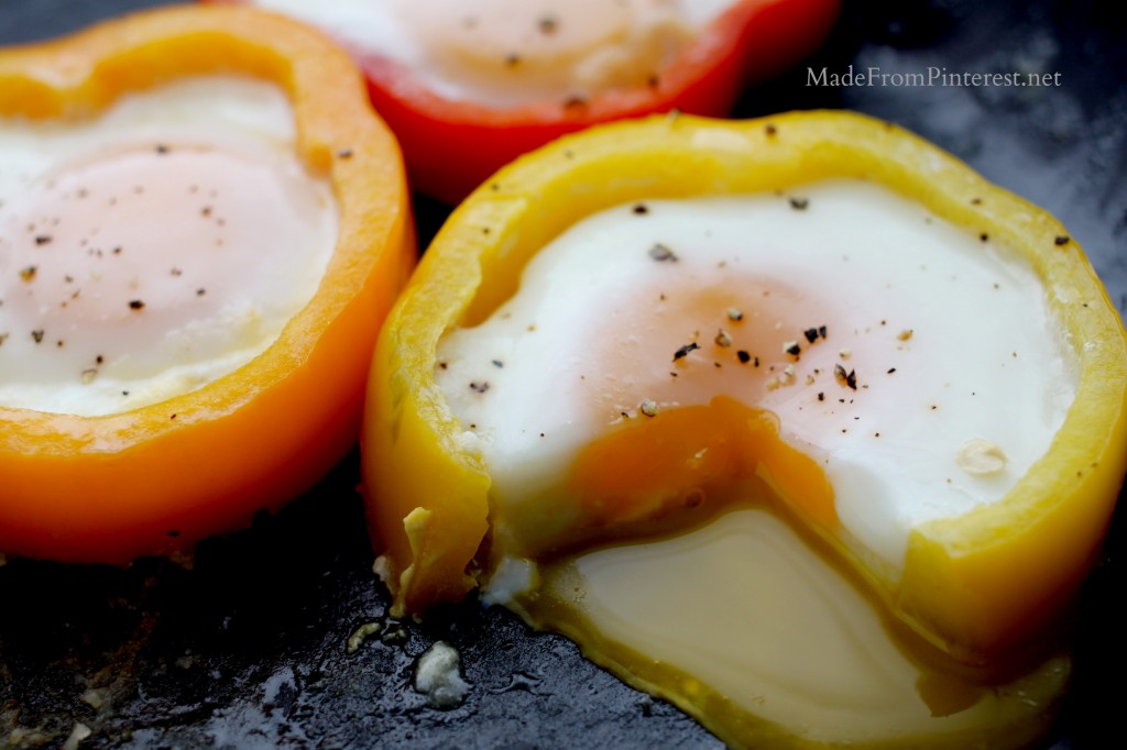 Bell Pepper Sautéed Eggs - A hearty, healthy breakfast.