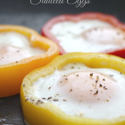 Bell Pepper Sautéed Eggs