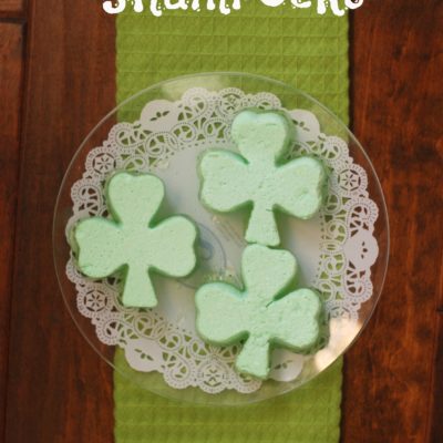 Jello Ice Cream Shamrocks