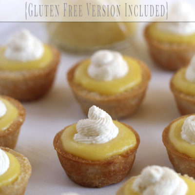 Lemon Curd Tarts – Never Fail