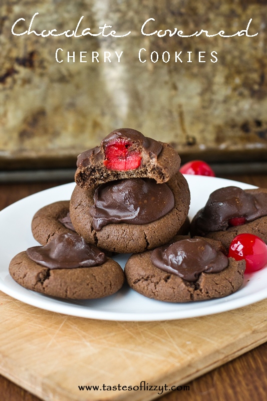 Taste of Izzy chocolate covered cherry cookies