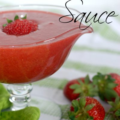 Awesome Strawberry Sauce