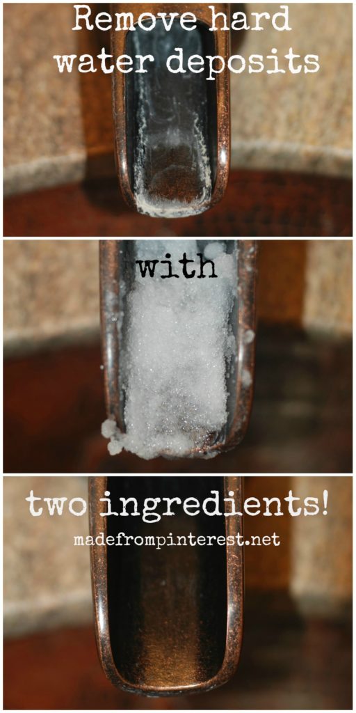 Remove Hard Water Deposits With Just Two Ingredients!