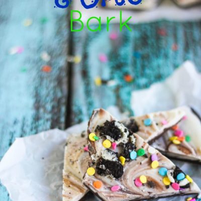 Cake Batter & Oreo Bark