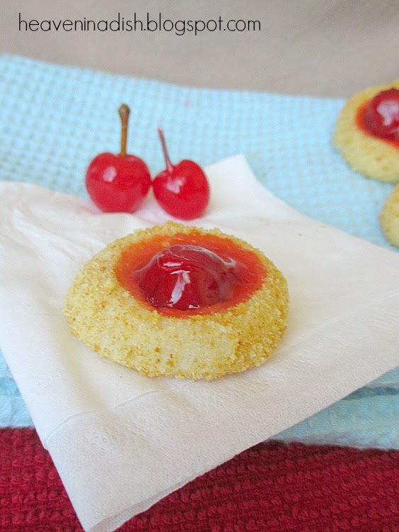Cherry-Cheesecake-Thumbprint-Cookies