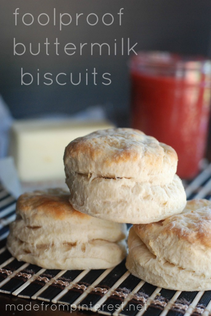 Foolproof Buttermilk Biscuits. Ya gotta try these!