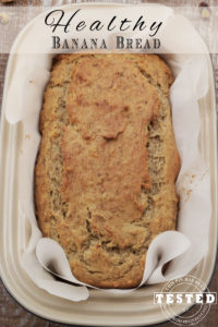 Healthy Banana Bread Recipe - This is a healthy recipe that actually tastes good! Honey is used instead of white sugar for a milder sweet taste.