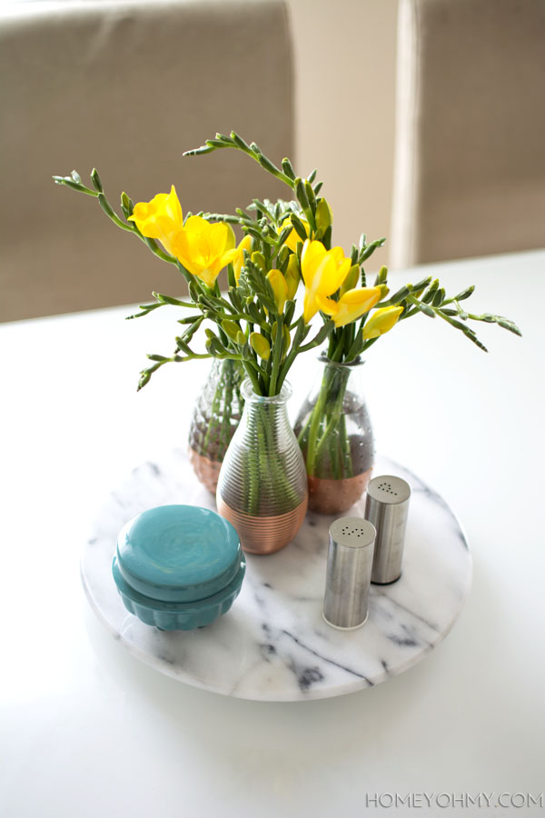 Spring-Centerpiece-Copper-and-Marble