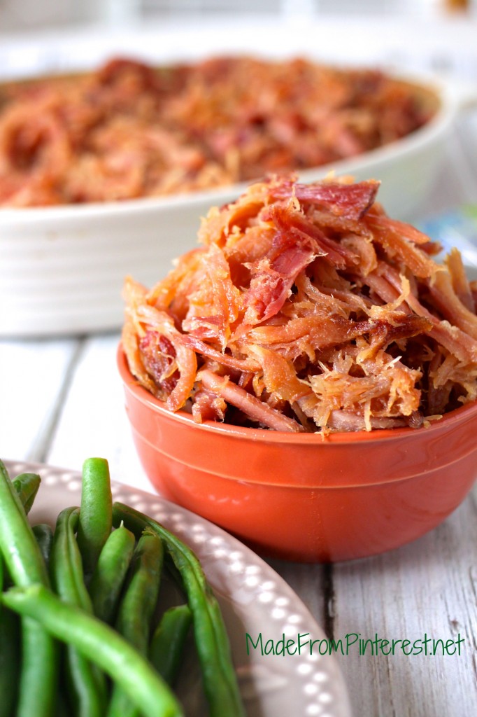 Sweet Brown Sugar Baked Ham - Every morsel is coated in a brown sugar glaze that you won't be able to get enough of!