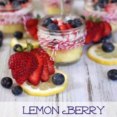 Lemon Berry Trifle with Lemon Curd Whipped Cream