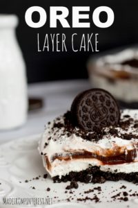 Oreo Layer Cake for serious Oreo lovers!