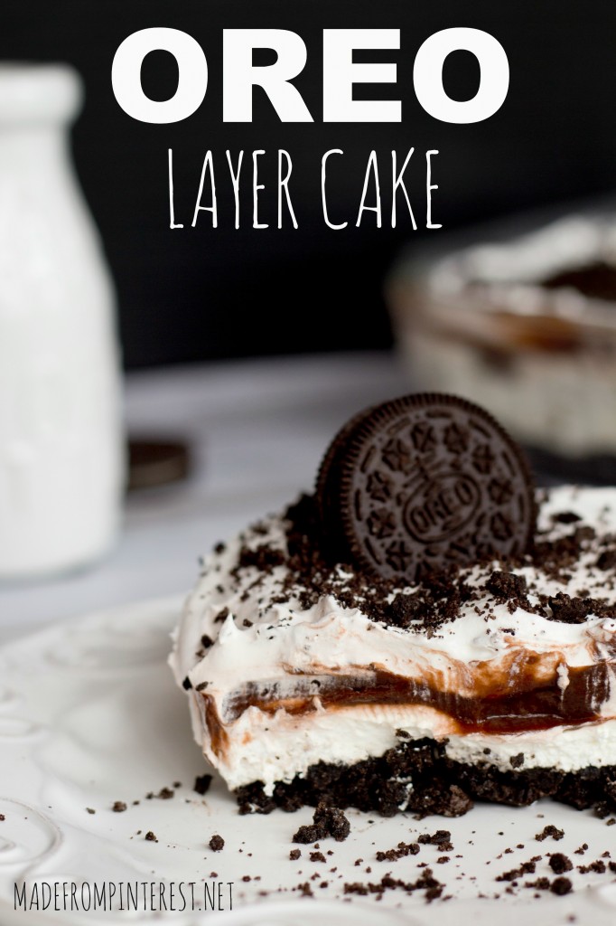 Oreo Layer Cake for serious Oreo lovers!