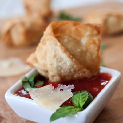 Caprese Wontons