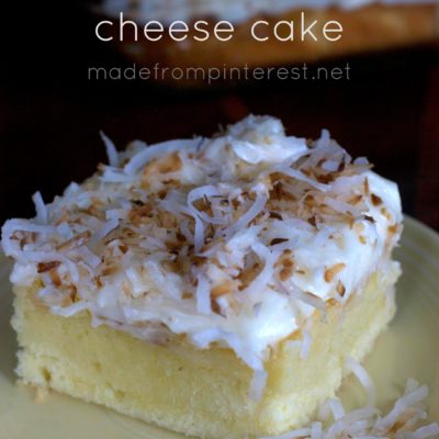 Coconut Cream Cheese Cake