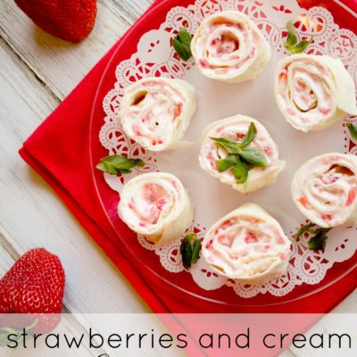 Strawberry and Cream Cheese Pinwheels