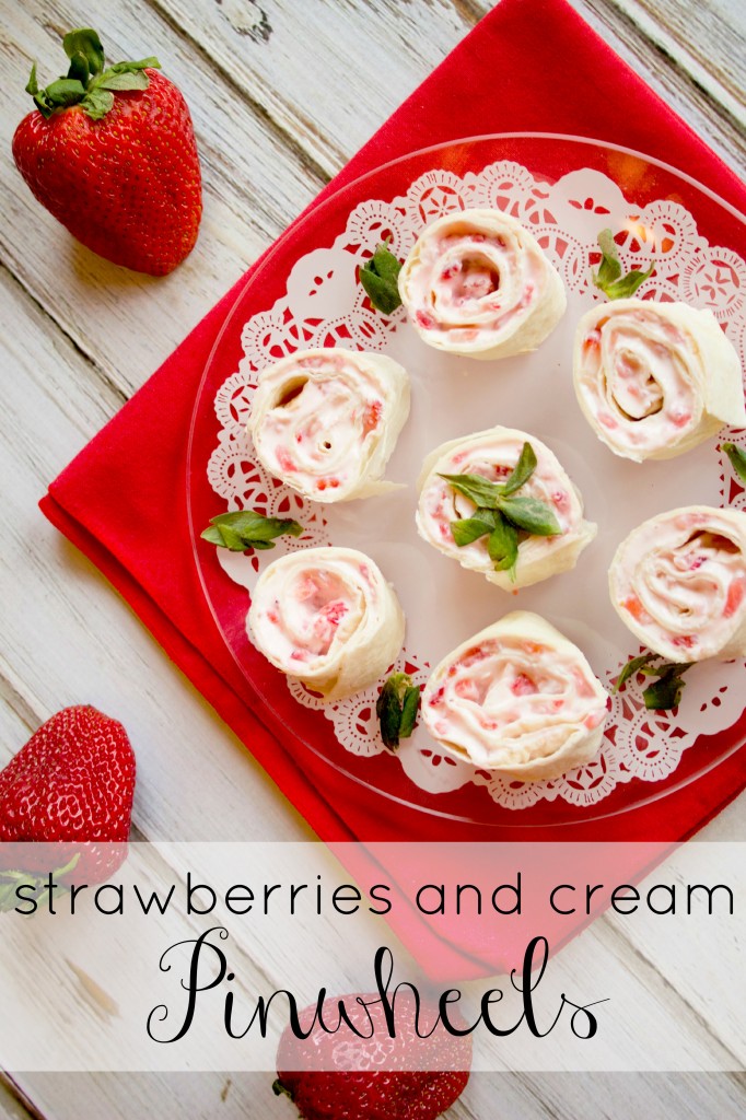 Strawberries and Cream Pinwheels