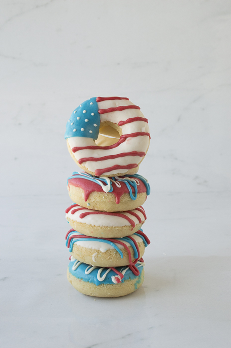 American Flag Donuts