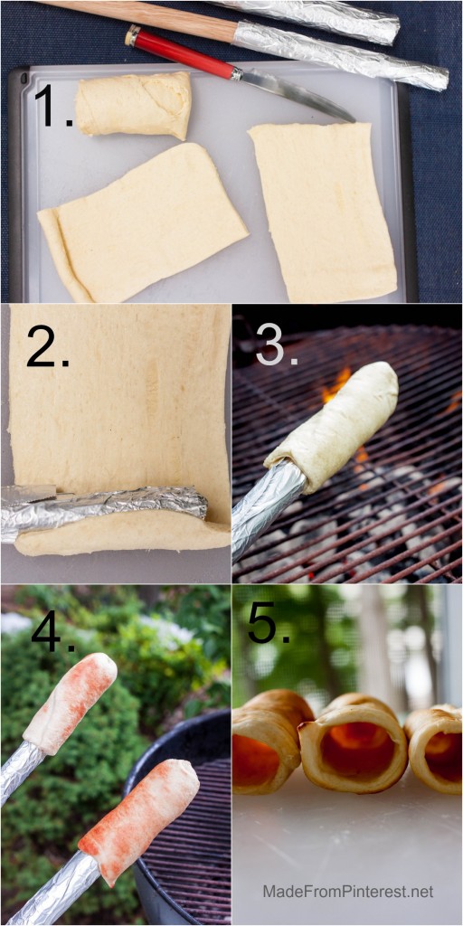 Campfire Eclair - 5 Steps for the shell.