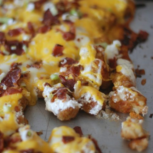 Cheesy Bacon Ranch Tater Tots - TGIF - This Grandma is Fun