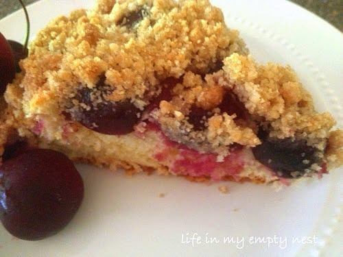 Low-Sugar-Cherry-Coffee-Cake