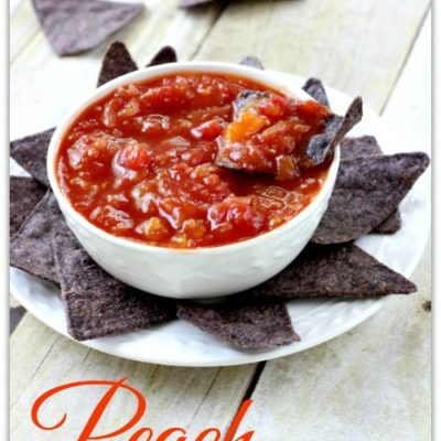 Award Winning Fresh Peach Salsa