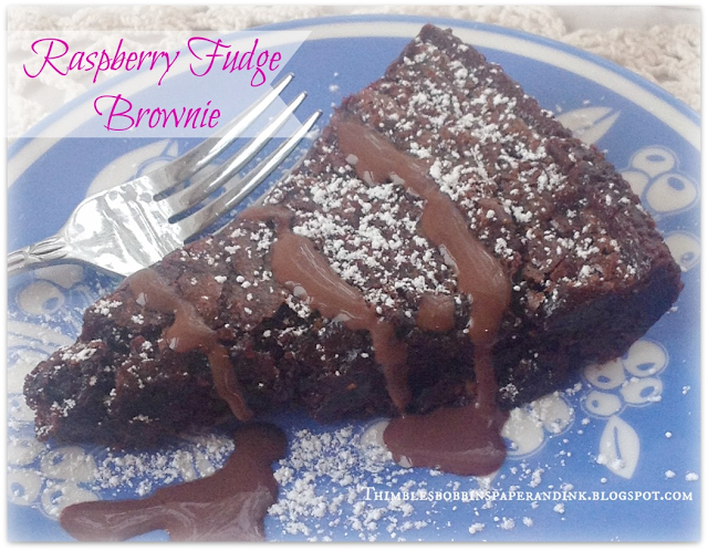 Raspberry Fudge Brownie