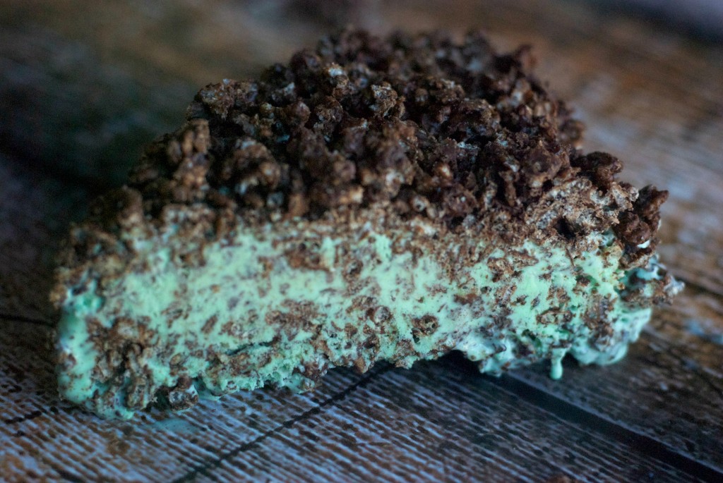 Rice Krispies Mint Chip Crunch Cake