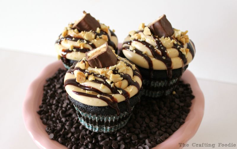 Snickers-Cupcakes