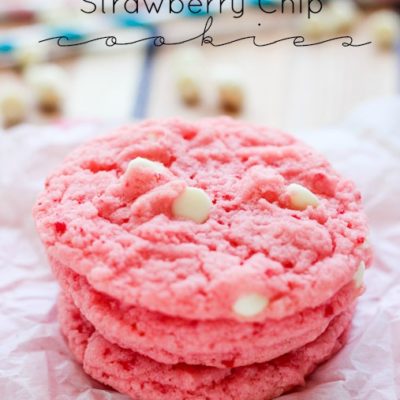 Strawberry Chip Cookies