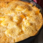 Two Two Easy Peach Cobbler - This recipe calls for two of everything. So simple, you will want to make it again and again.