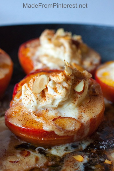 Baked Peaches and Cream simple decadent dessert that is so easy to make!