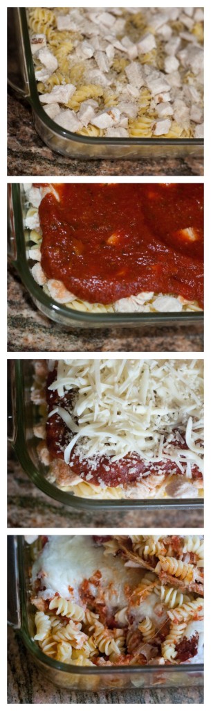 There will be no leftovers with this Chicken Parmigiana Casserole. This is comfort food at its best!