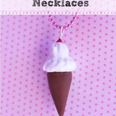 Ice Cream Cone Necklaces
