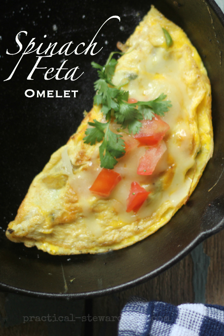 Spinach-Feta-Omelet