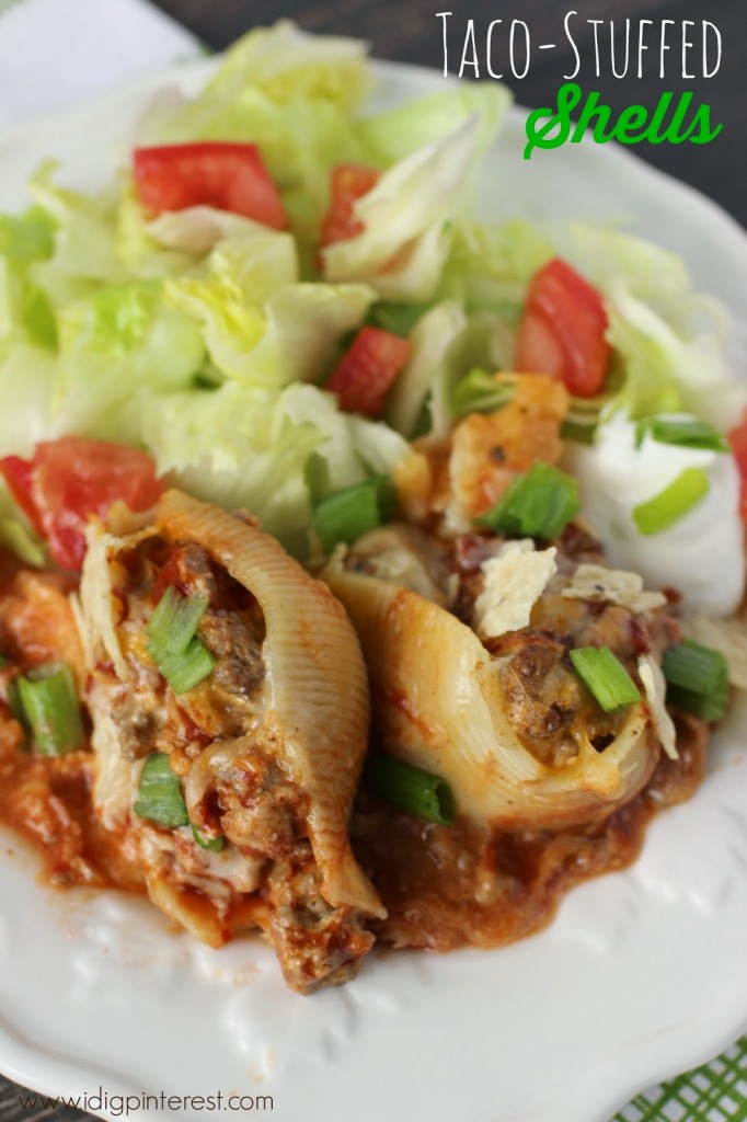 Taco-Stuffed Pasta Shells