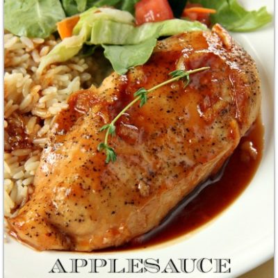 Applesauce BBQ Chicken