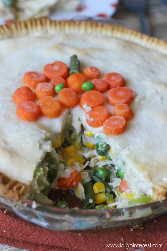 Chicken Pot Pie Halloween Style