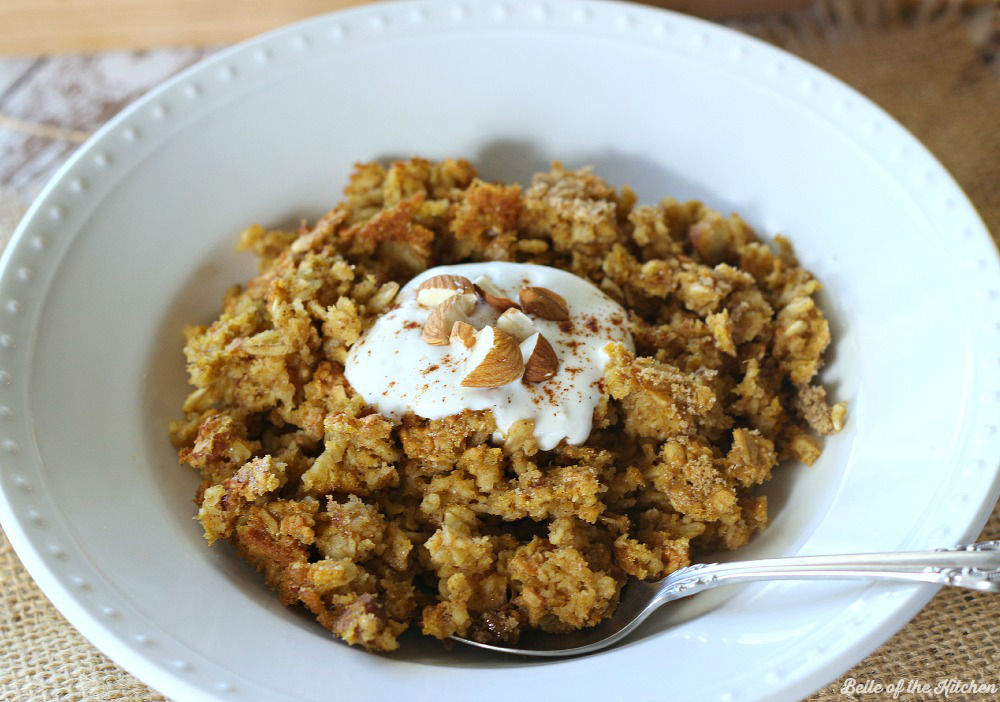 Pumpkin-Banana-Bread-Baked-Oatmeal