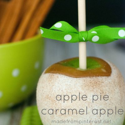 Apple Pie Caramel Apples