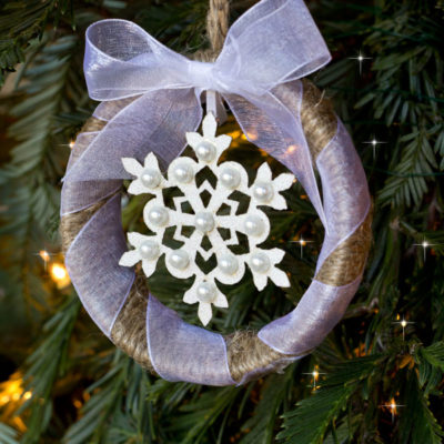 Mason Jar Ring Ornament