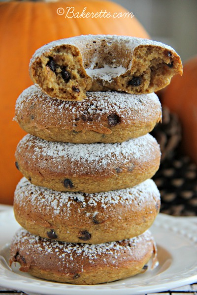 Pumpkin-Chocolate-Chip-Cake-Donut-Tower