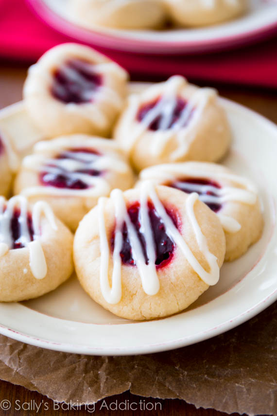 Raspberry-Almond-Thumbprint-Cookies.-Get-this-buttery-shortbread-cookie-recipe-at-sallysbakingaddiction.com_