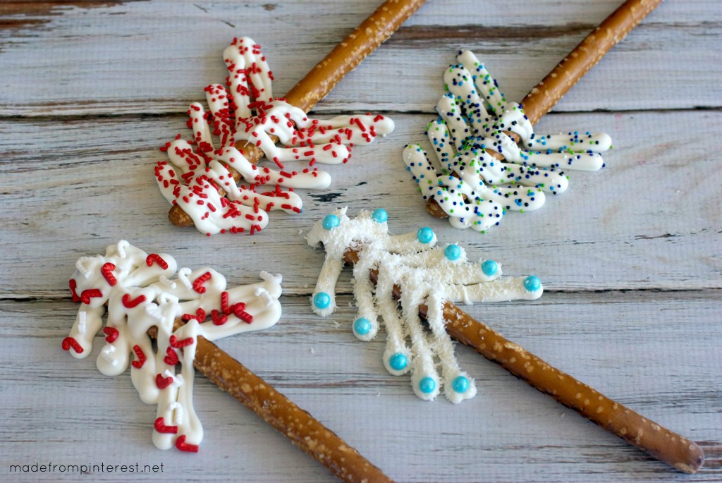 There are so many ways to make these darling Pretzel Christmas Trees!