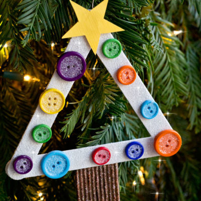 DIY Kids Christmas Tree Ornament