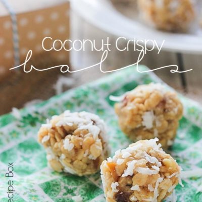 Coconut Crispy Balls