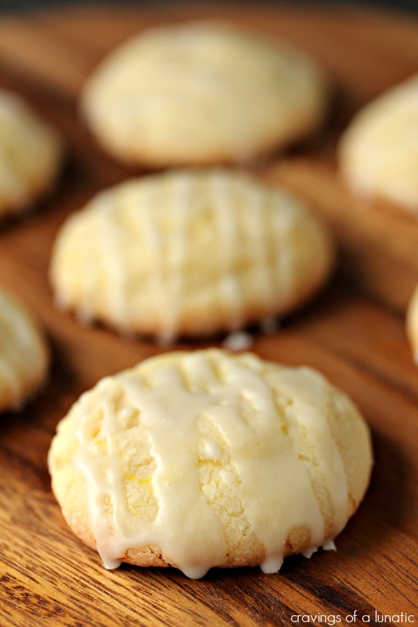 Chewy Lemon Cookies Glazed - TGIF - This Grandma is Fun