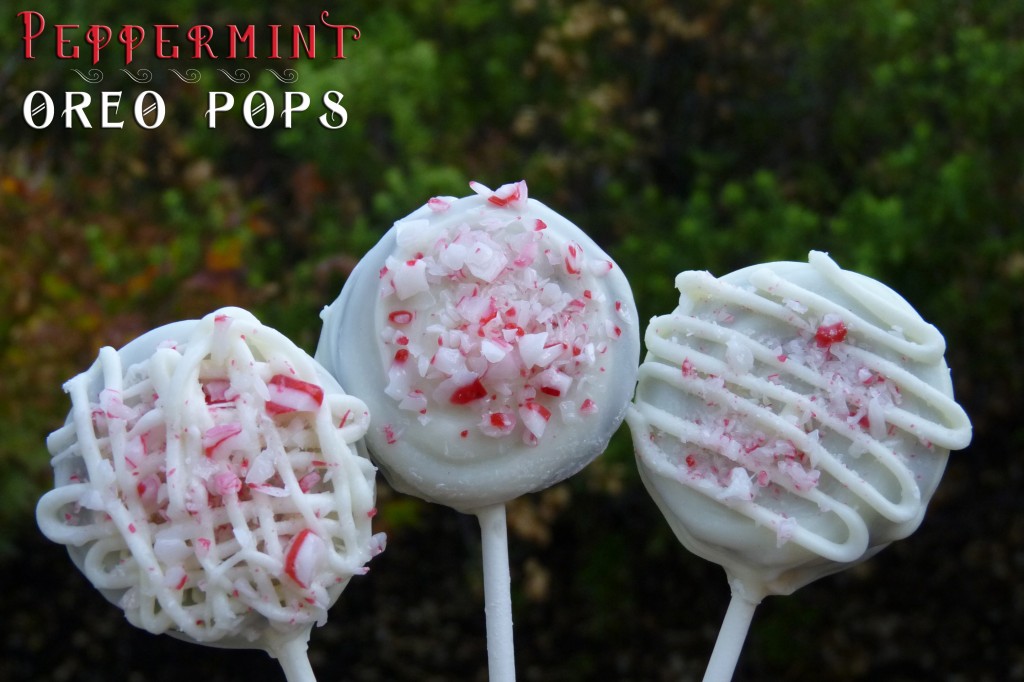 Peppermint Oreo Pops