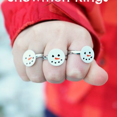 Simple Snowmen Rings